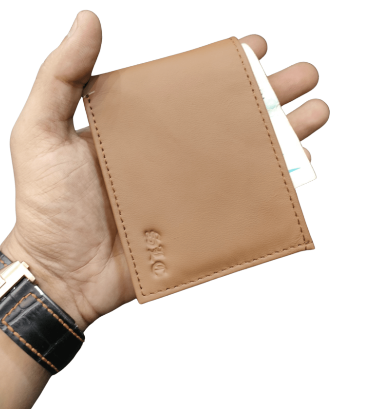 Handmade Genuine Leather Dollar Wallet (Small) – Custom Logo Available