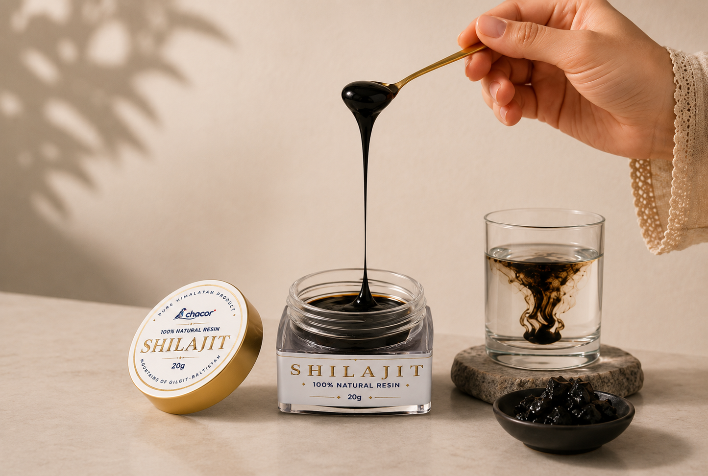 Authentic Gilgit Shilajit Resin (20g) – Lab Tested | Pure Himalayan