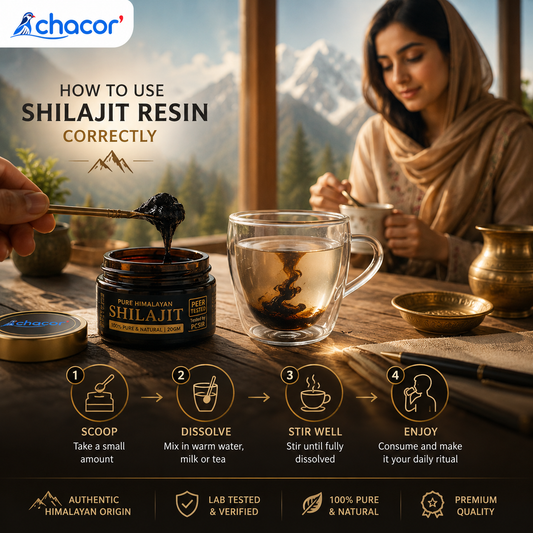 How to Use Shilajit Resin Correctly