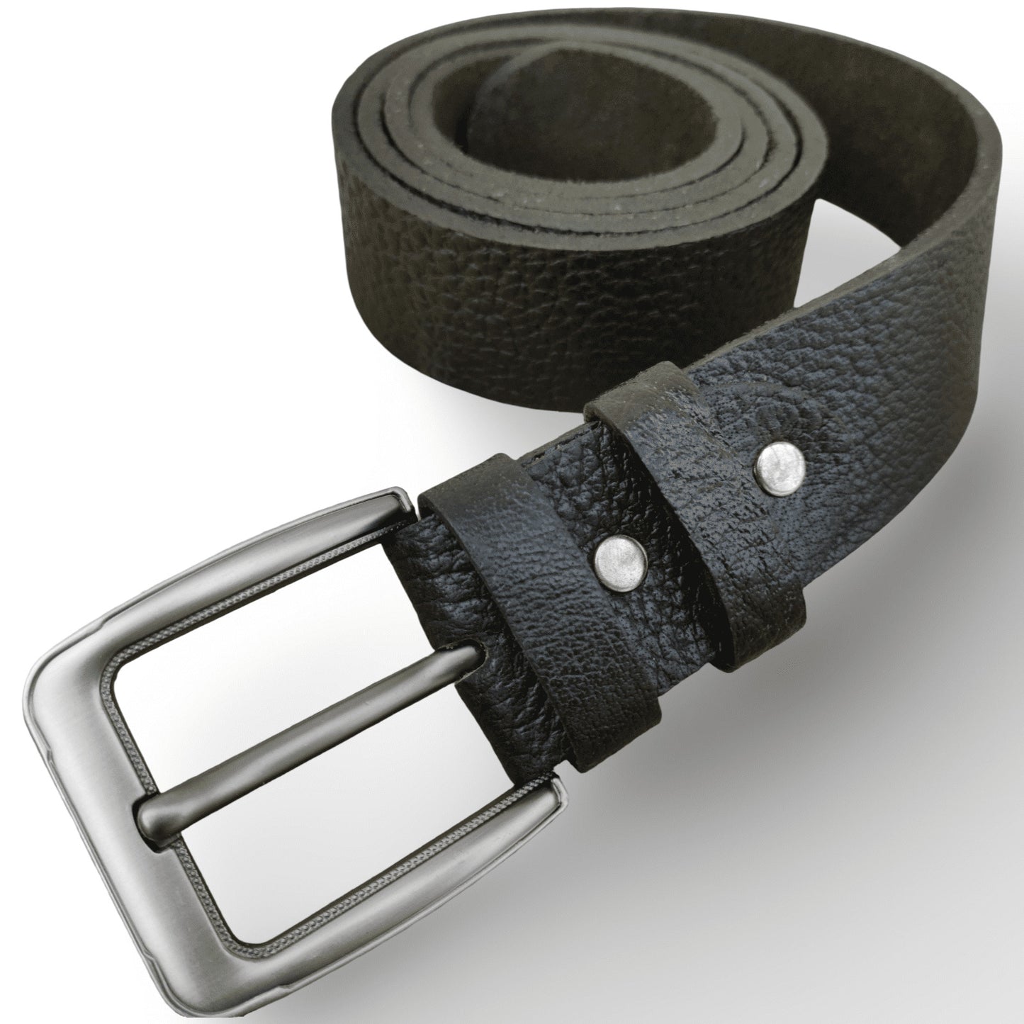 Premium Raw Edge Top Grain Leather Belt – Handmade