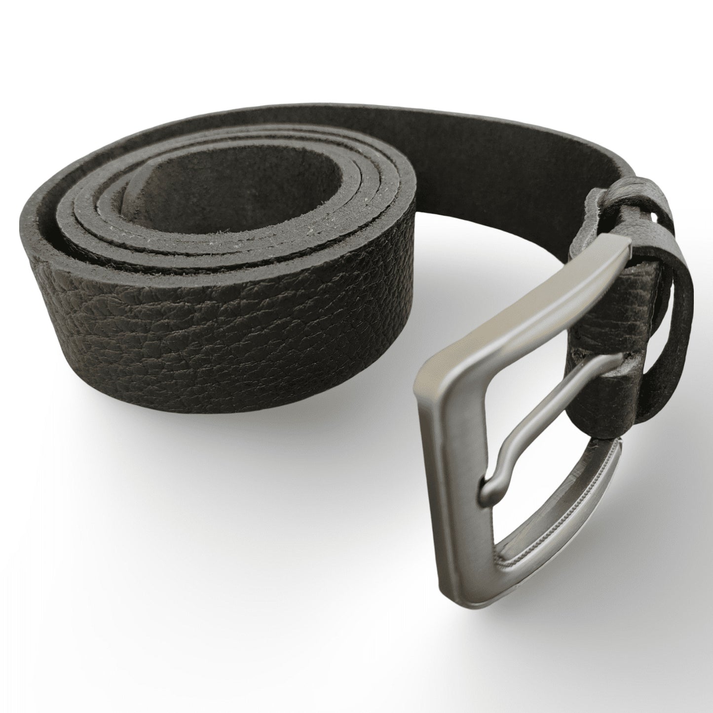 Premium Raw Edge Top Grain Leather Belt – Handmade