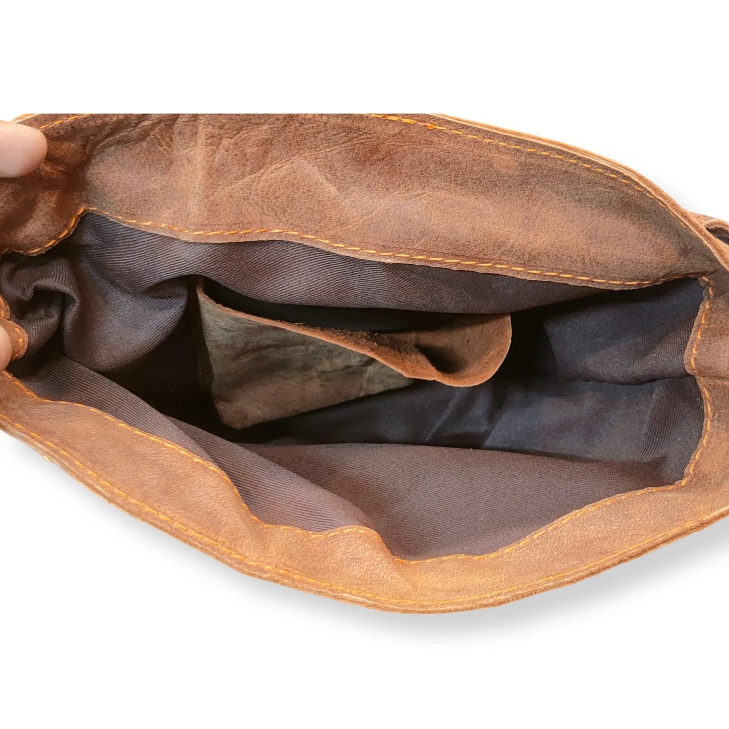 Vintage Voyage Crossbody Bag – Genuine Crazy Horse Leather