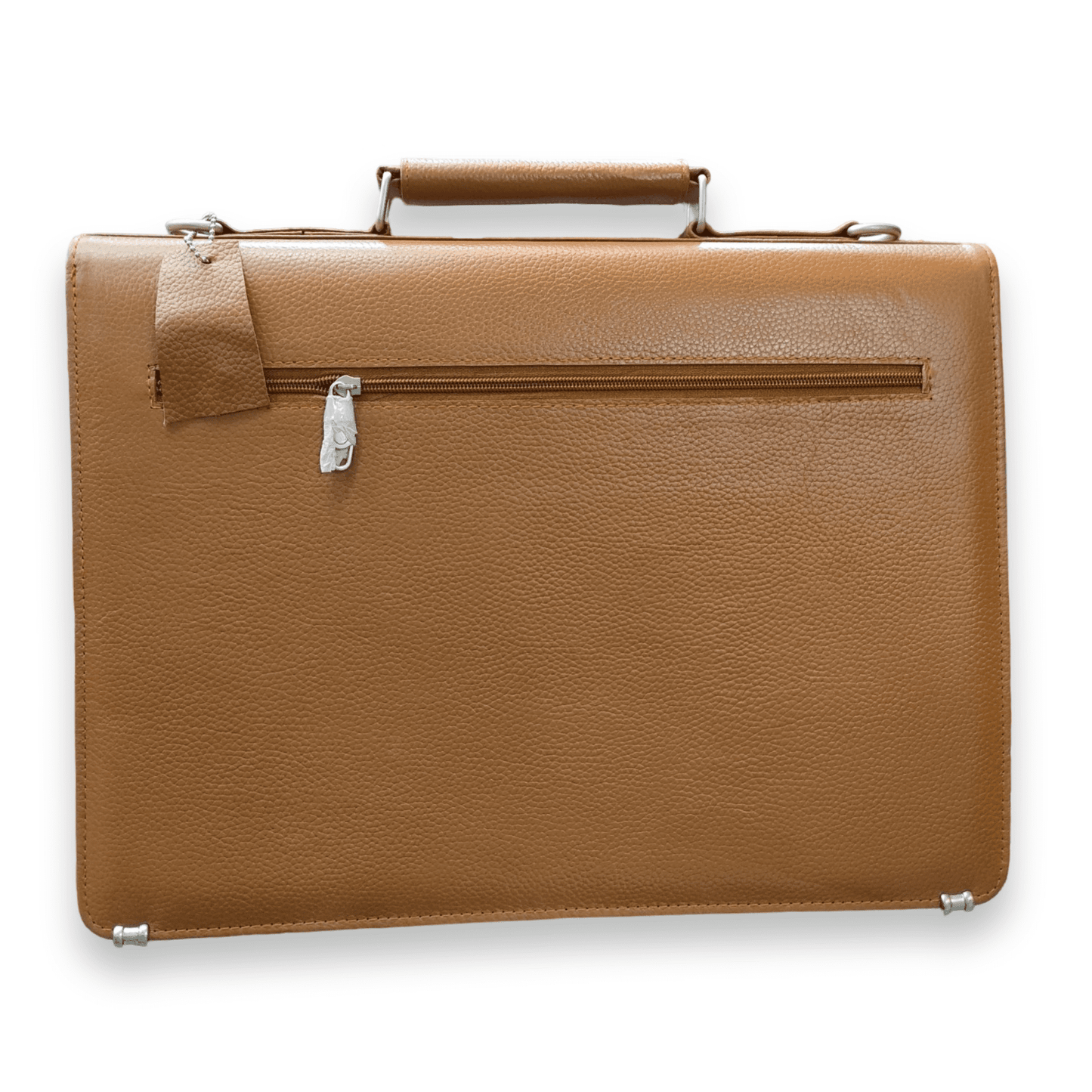 Premium Genuine Leather Executive Laptop & Office Bag (4 Compartments)