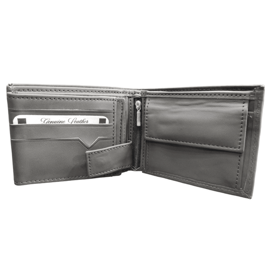 Premium 19 Pocket Genuine Cow Leather Wallet – Bordo