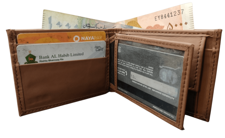 Handmade Genuine Leather Dollar Wallet (Small) – Custom Logo Available