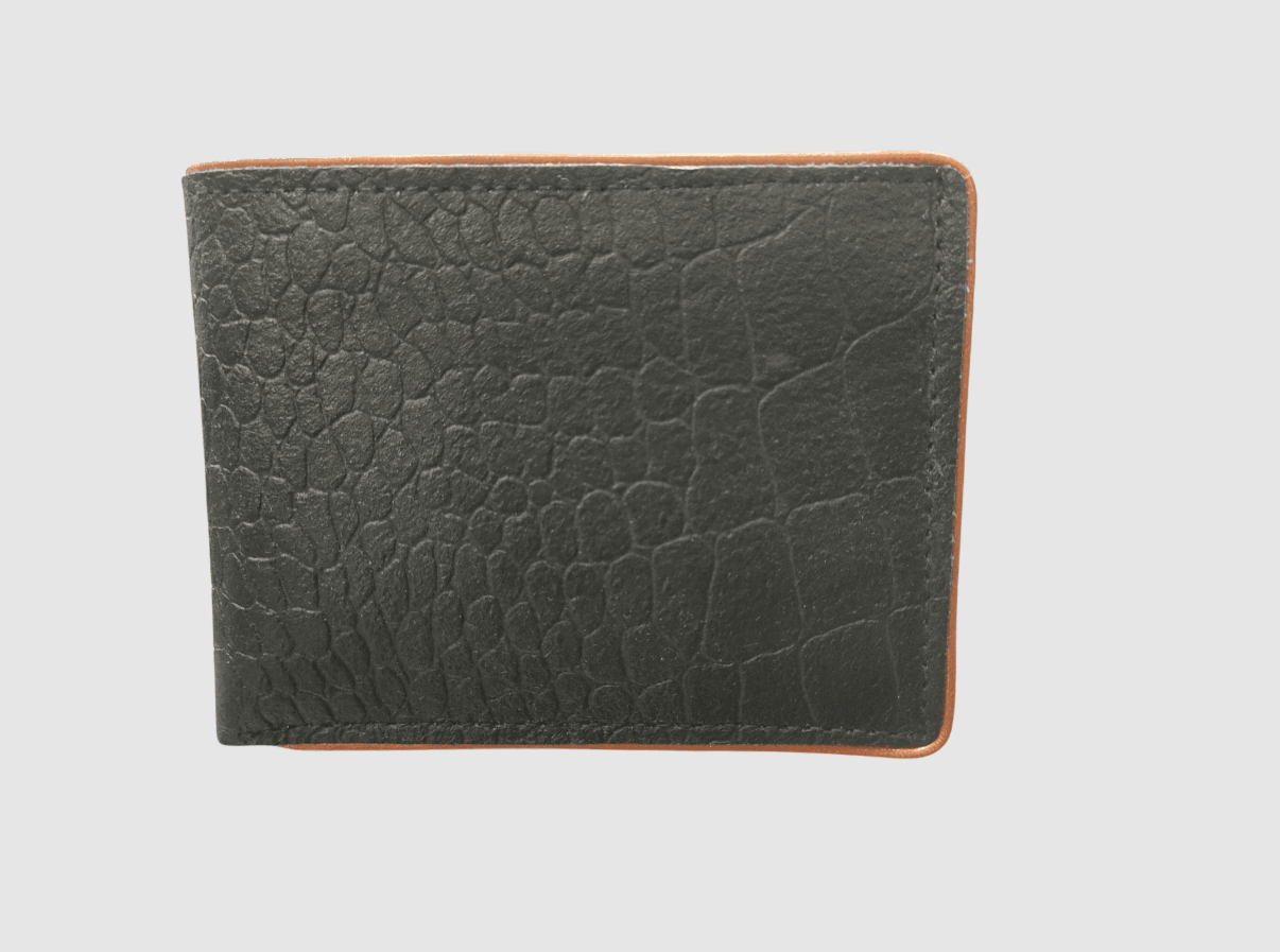 Genuine Leather Crocodile Textured Dollar Wallet – 9 Card Slots